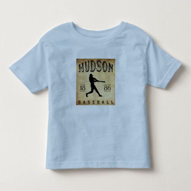 1886 Hudson New York Baseball Toddler T-Shirt (Front)