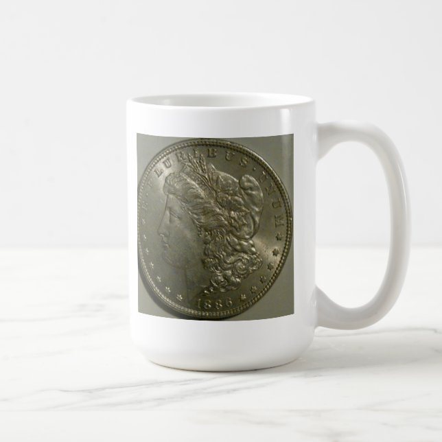 1886 Morgan Silver Dollar Mug (Right)