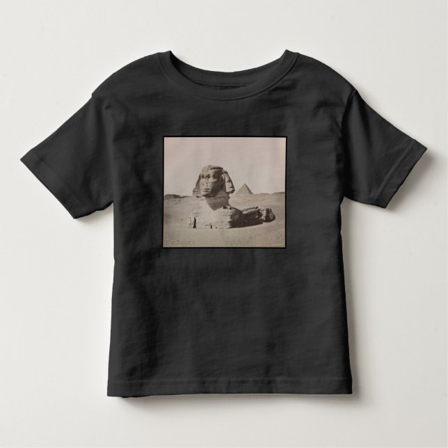 1887 Great Sphinx of Giza Necropolis in Egypt Toddler T-Shirt (Front)