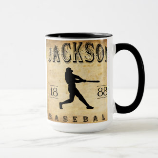 1888 Jackson Michigan Basebal Mug