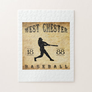 1888 West Chester Pennsylvania Baseball Jigsaw Puzzle