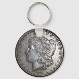 1889 Morgan Dollar Key Ring