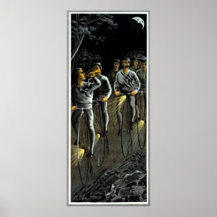 1890 Nocturnal Bike Team Poster
