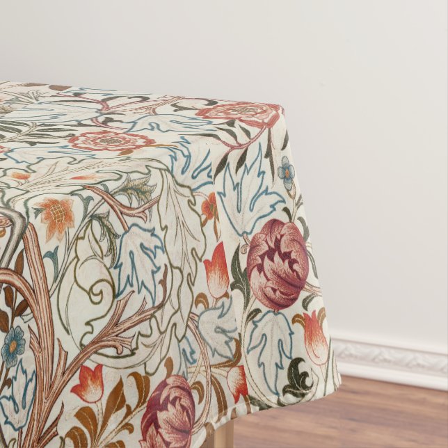 1890 Vintage William Morris Acanthus Portière Tablecloth (In Situ)