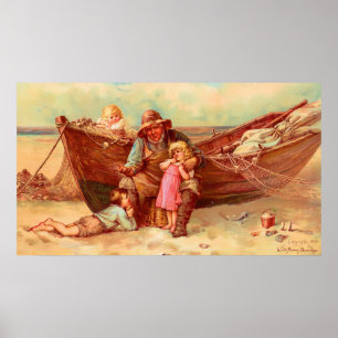 1890 When I Was a Lad - Will and Frances Brundage Poster