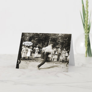 1890'S BOY RUNNING RACE JOGGING MARATHON 10K PHOTO CARD