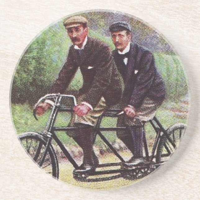 1890's Tandem Bicycle Coaster (Front)