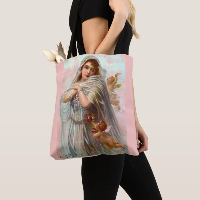 1891 Edouard Bisson The Fiancée Tote Bag (Close Up)