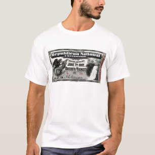 1892 Republican Convention Ticket T-Shirt