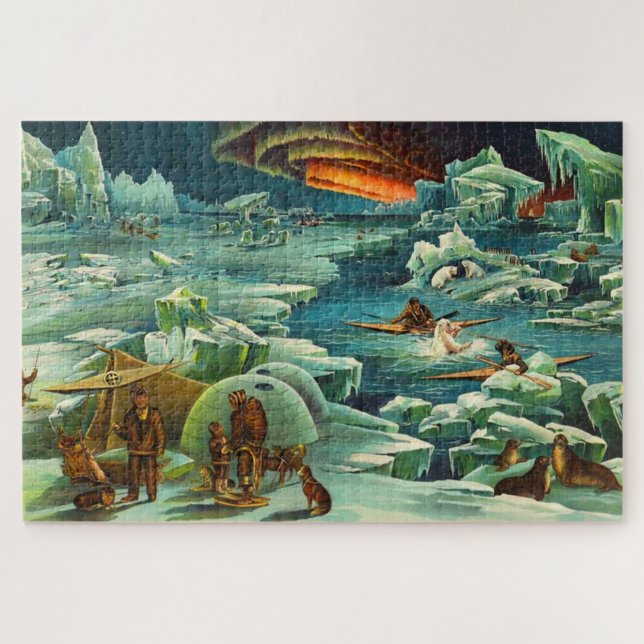 1893 Arctic Zone Jigsaw Puzzle (Horizontal)
