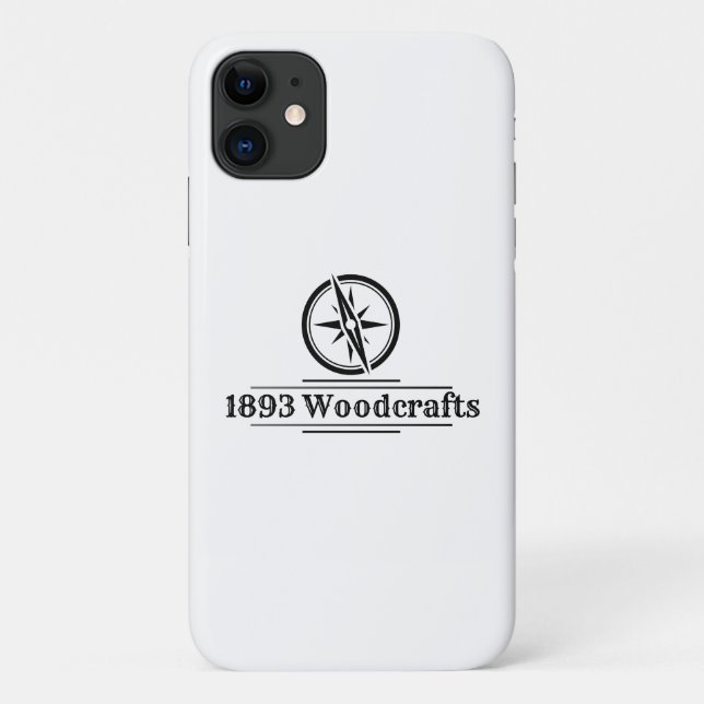 1893 Woodcrafts iPhone 11 Case (Back)
