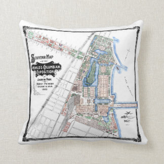1893 World's Columbian Exposition - Throw Pillow