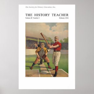 1895 Baseball Batter Poster - Vintage Style