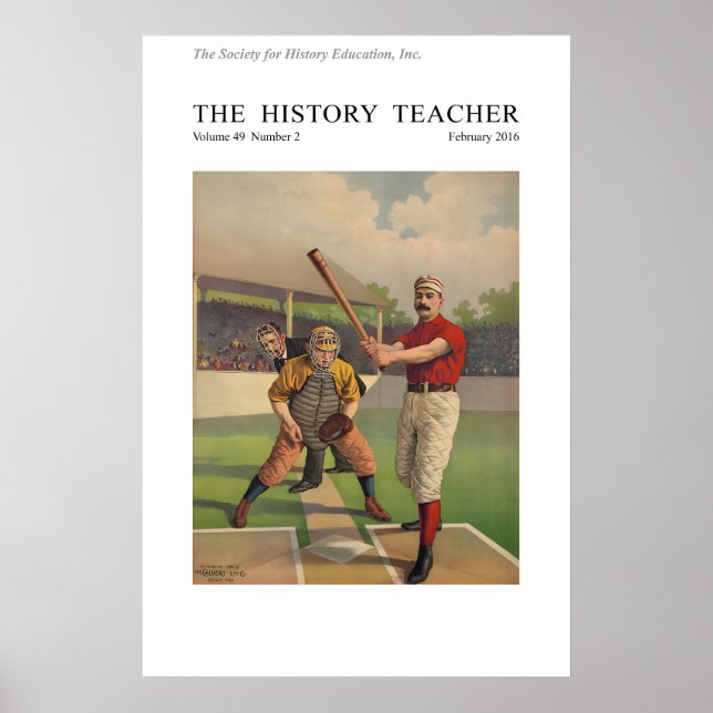 1895 Baseball Batter Poster - Vintage Style (Front)