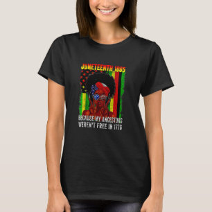 1895 Because My Ancestors Weren't Free In 1776 T-Shirt