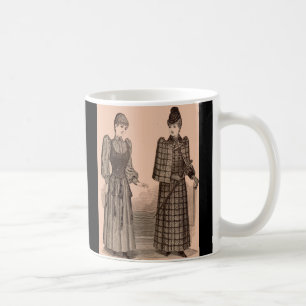 1895 Delineator print ladies coat and dress Coffee Mug