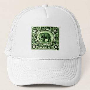 1895 Indian Princely States Elephant Trucker Hat