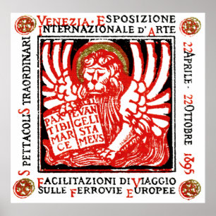 1895 Venice Art Poster