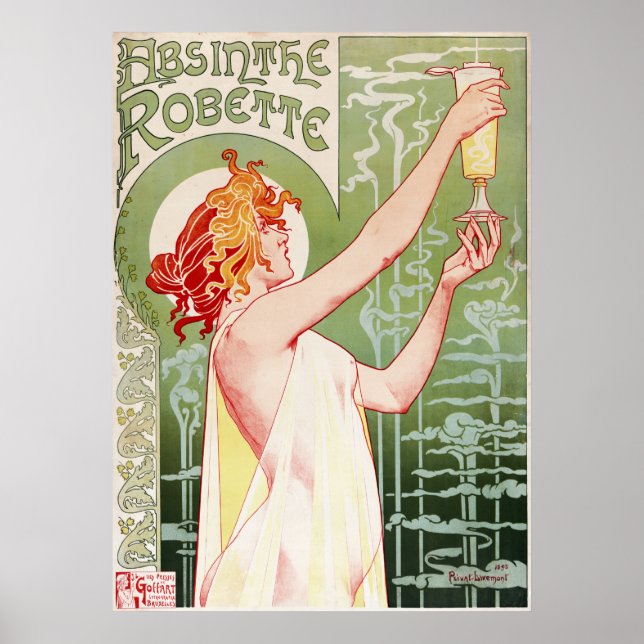 1896 Absinthe Robette Poster (Front)
