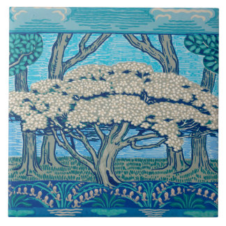 1896 May Tree Frieze, designed by Walter Crane Ceramic Tile