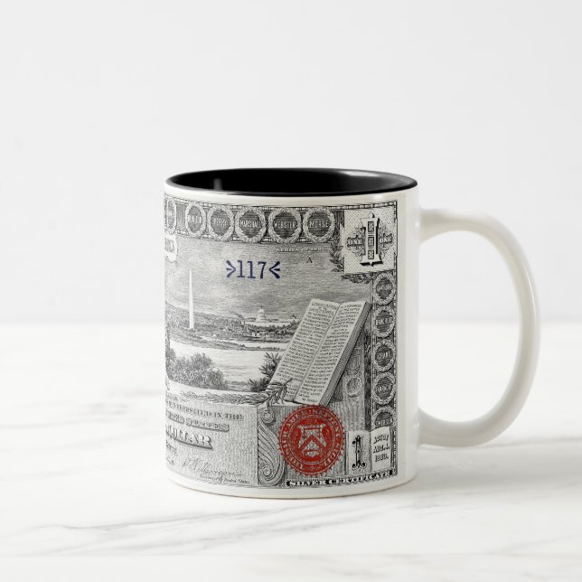 1896 Silver Certificate Educational Series 1 Mug (Right)