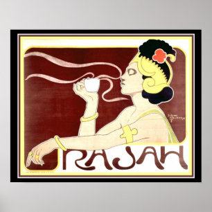 1897 Art Nouveau Rajah Print  by Henri Meunier