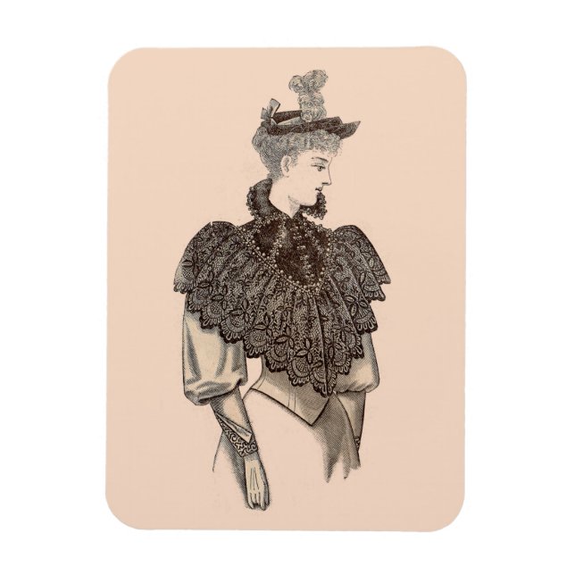 1897 Victorian woman Magnet (Vertical)