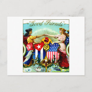 1898 Good Friends Cigars Postcard