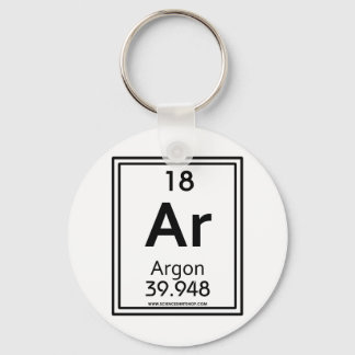 18 Argon Key Ring