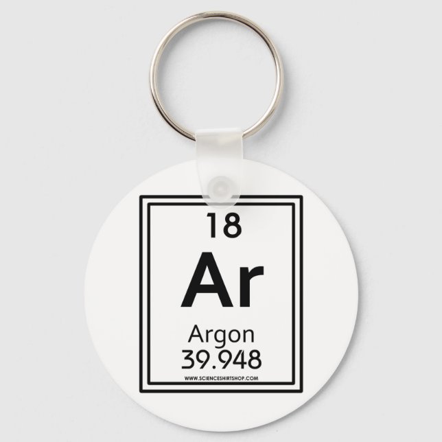 18 Argon Key Ring (Front)