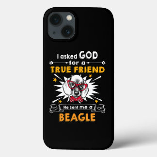 18 Asked God True Friend A Beagle iPhone 13 Case