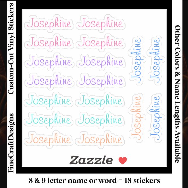 18 Custom Modern 8/9 Letters Name Word Trendy (Creator Uploaded)