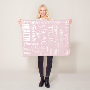 18 Extraordinary Life Wishes Blanket, fleece