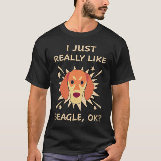 18 I Just Really Like Beagle T-Shirt
