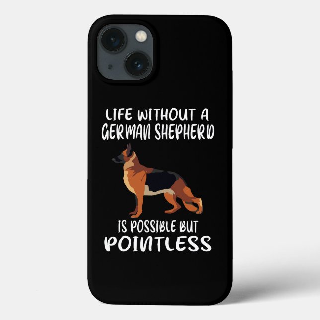 18 Life Without A German Shepherd Is Possible But  Case-Mate iPhone Case (Back)