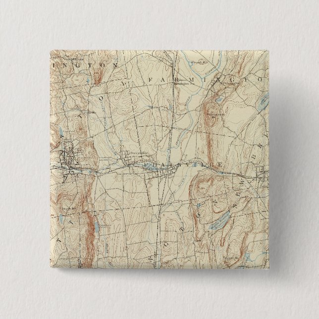 18 Meriden sheet 15 Cm Square Badge (Front)