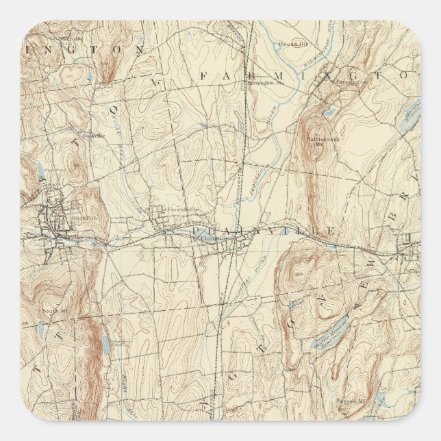 18 Meriden sheet Square Sticker (Front)