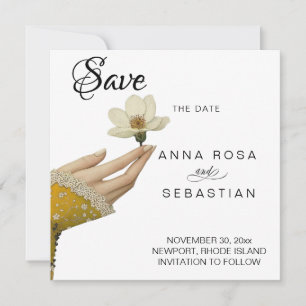 *~* 18 Photo AR6 Elegant Vintage Save the date Invitation