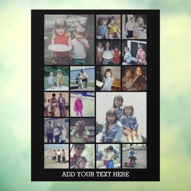 18 Photo Collage and Text - Can Edit Black (Sheet 3)
