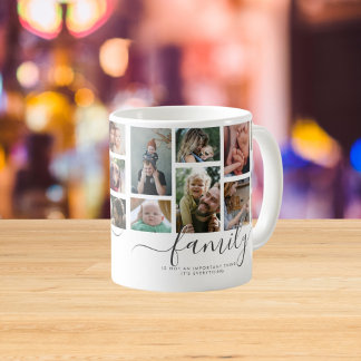 18 Photo Collage Cute Family Love Memory Coffee Mug