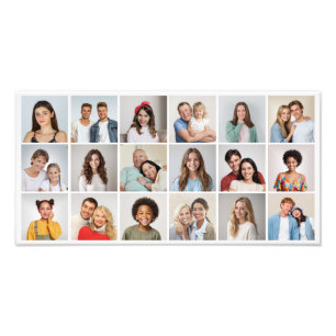 18 Photo Collage Editable Colour Photo Enlargement Print