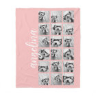 18 Photo Collage Script Text Pastel Peach