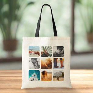 18 Photo Double Sided black Handle Carry Bag