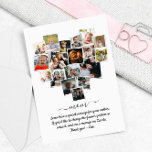 18 Photos Collage Heart Happy Mother's Day Invitation<br><div class="desc">Select 18 (eighteen) photos of your loved mother with her children to create this lovely Mother's Day card. The photos are placed in a way to form a beautiful heart shape.</div>