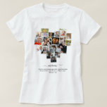 18 Photos Collage Heart Shape Happy Mother's Day T-Shirt<br><div class="desc">Select 18 (eighteen) photos of your loved mother with her children to create this lovely Mother's Day gift. The photos are placed in a way to form a beautiful heart shape.</div>