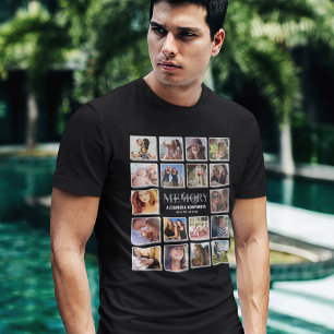 18 Picture In Loving Memory Funeral T-Shirt