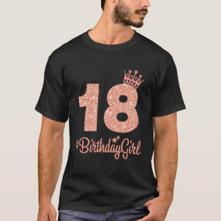 18 Sweet 18Th K Crown For T-Shirt
