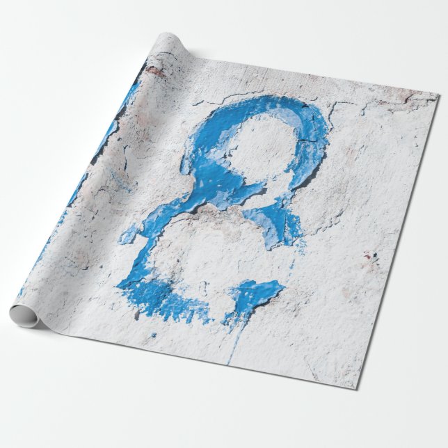 18 text on wall wrapping paper (Unrolled)