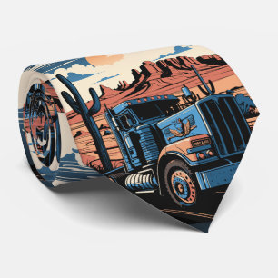 18 Wheeler Simi Tractor Trailer Truck Tie