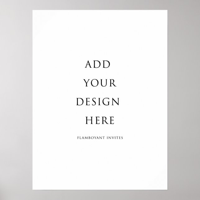 18"x24" (45x61cm) Signage/ Poster (Front)